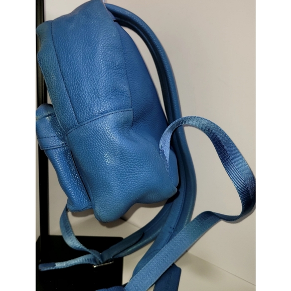 coach campus backpack 23 in polished pebble leather Mini Chalk White with Bandana  Essex Fashion House inside zip COACH SE | Campus Backpack